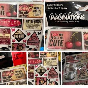 SURPRISE STICKERS! HUGE Mystery Package Assortment Scrapbook Art Junk Journal